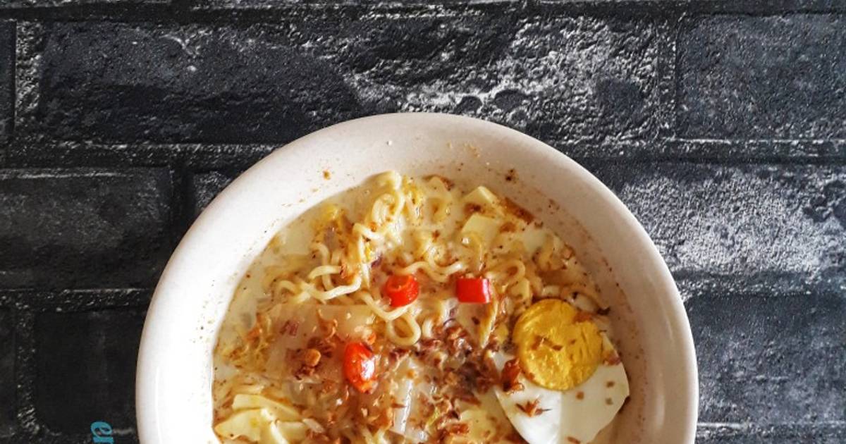 indomie kuah susu