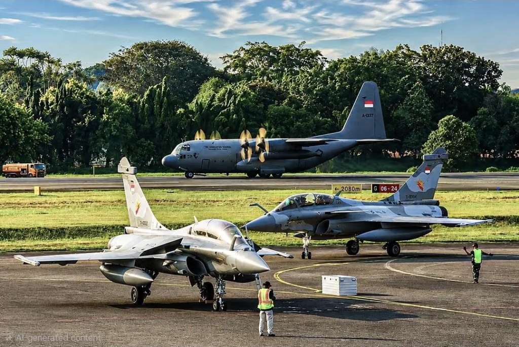 Rafale dan A400M TNI AU Debut Kawal Detik-Detik Proklamasi ke-81 RI 3 Rafale dan A400M TNI AU Debut Kawal Detik-Detik Proklamasi ke-81 RI